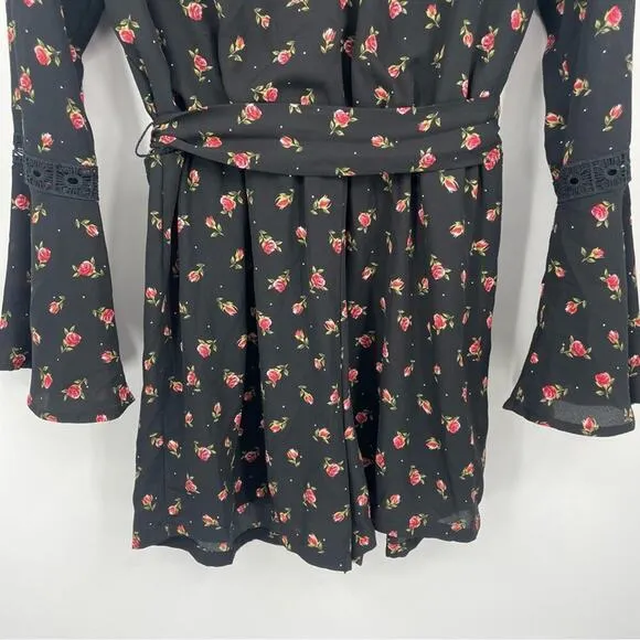 Disney Princess Belle Romper Size Large Black Roses Beauty & the‎ Beast - Image 4