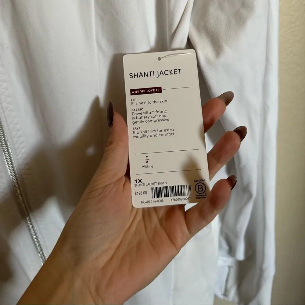 ATHLETA Shanti Jacket Size 1X NEW Plus Size Athletic Zip Up Jacket‎ - Image 5