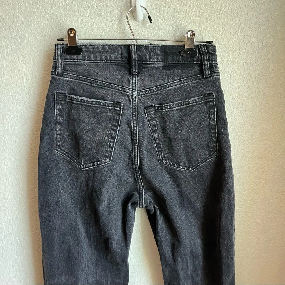 Abercrombie & Fitch The Dad High Rise Curve Love Jean Black - Image 3