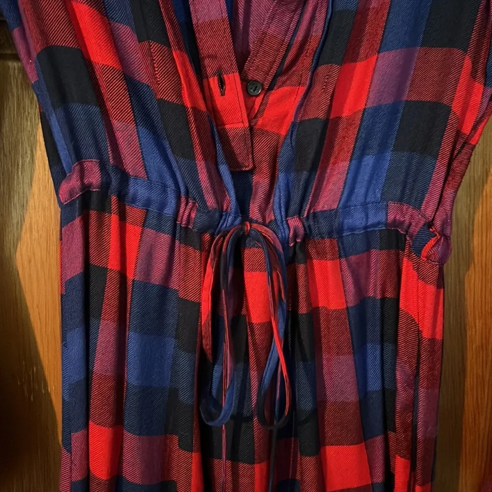 Lucky Brand Plaid Shirt Dress - Image 3