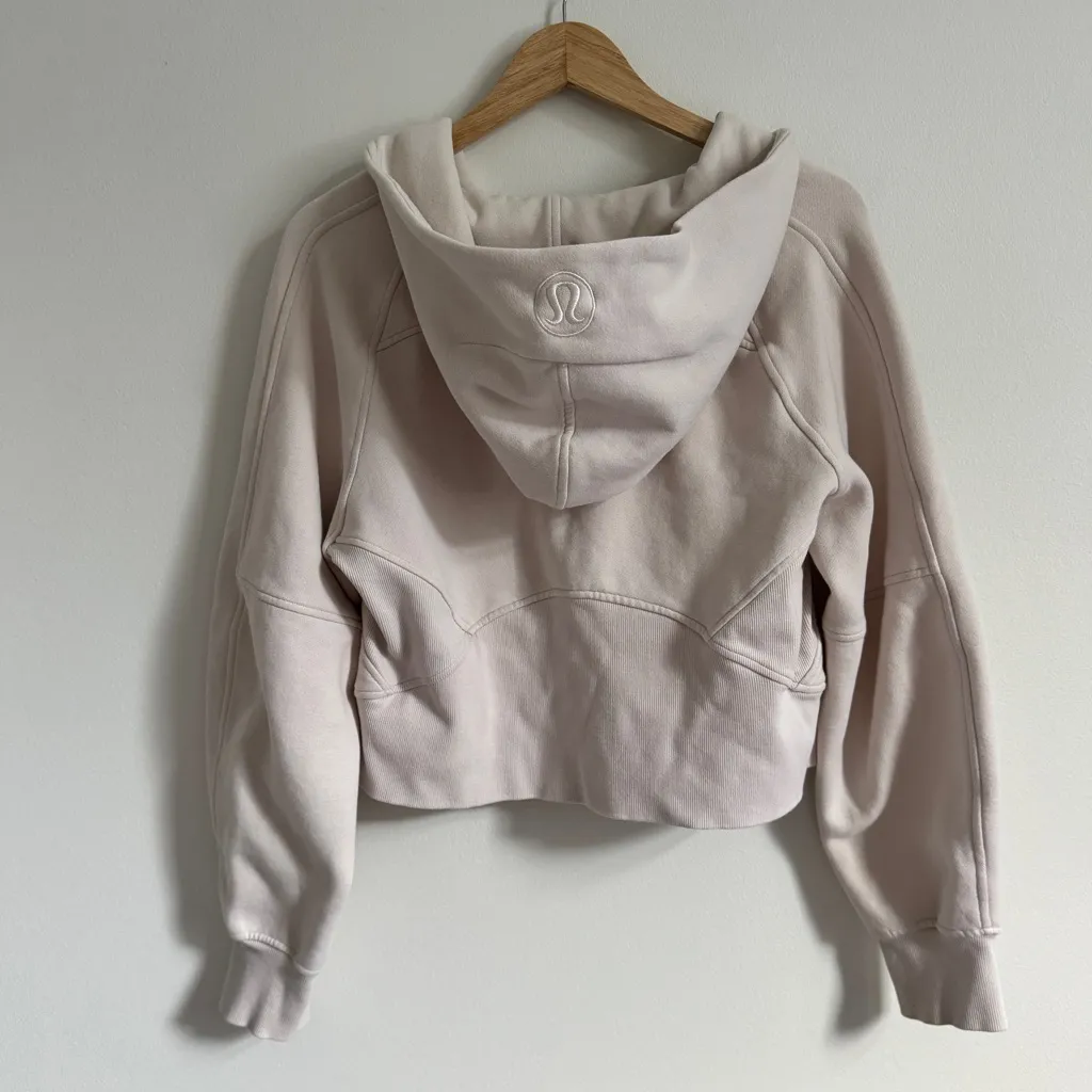 Lululemon Scuba Oversized Half Zip Size XS/S Cream White Opal - Image 8
