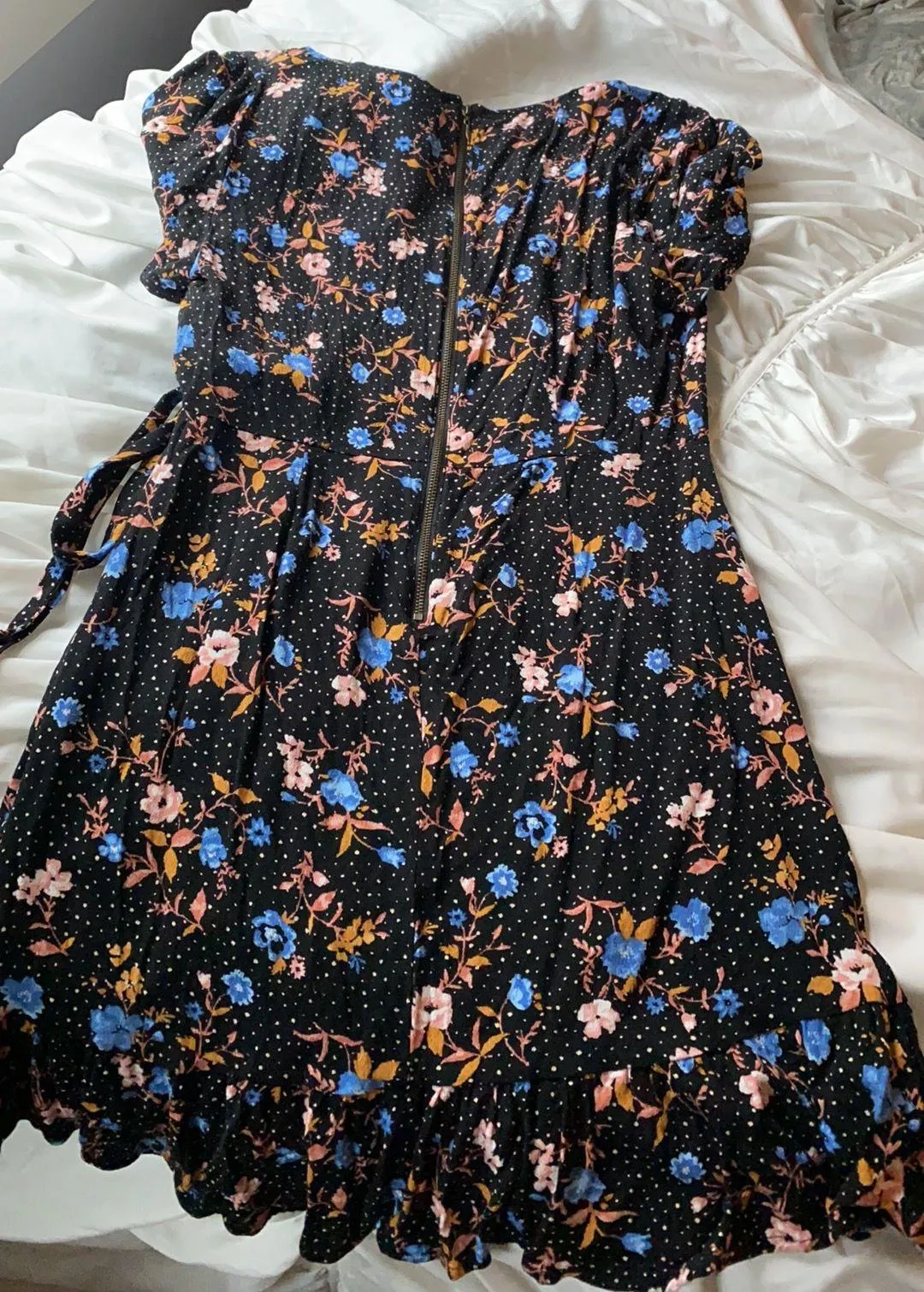 Floral Wrap Dress - Image 3