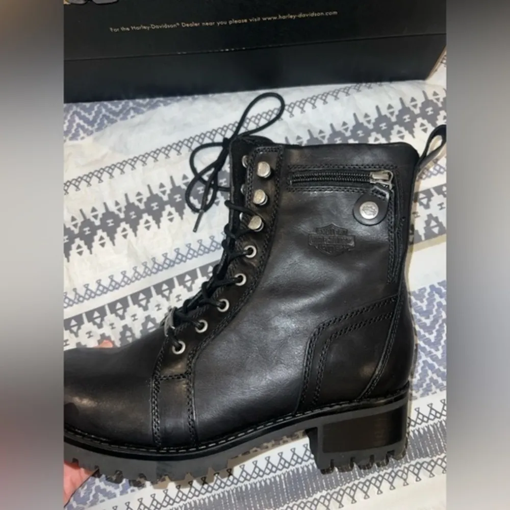 New Harley‎ Davidson Keeler Boots 10M Black Size 10 - Image 3