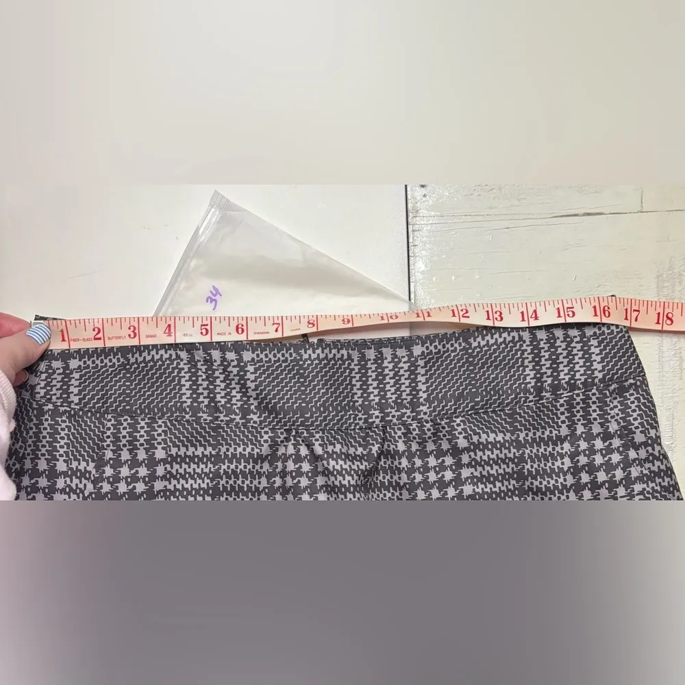 Lady Hagan Skort Skirt W Shorts Womens Size 10 Golf Tennis Active Gray Black - Image 5