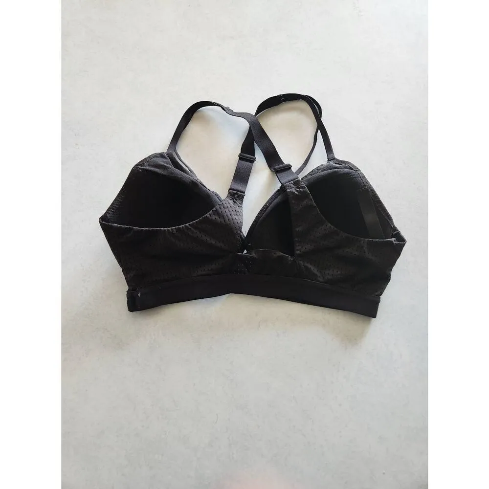 Victoria's Secret VSX Sport Black Strappy Racerback Lightweight Sports Bra Women - Image 2