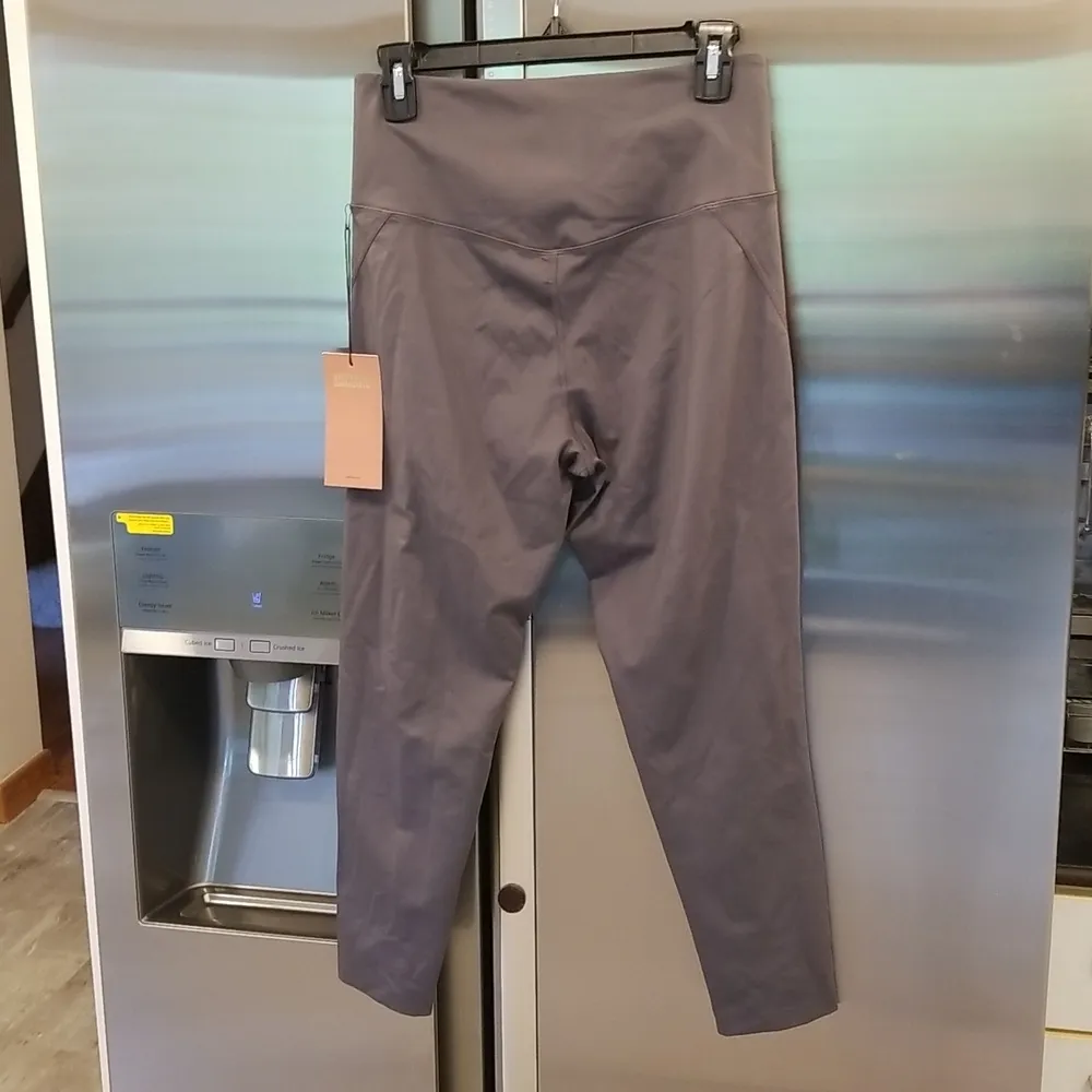 đź’•GIRLFRIENDđź’• Compressive High-Rise 7/8 Legging Moon Charcoal Gray L NWT - Image 11