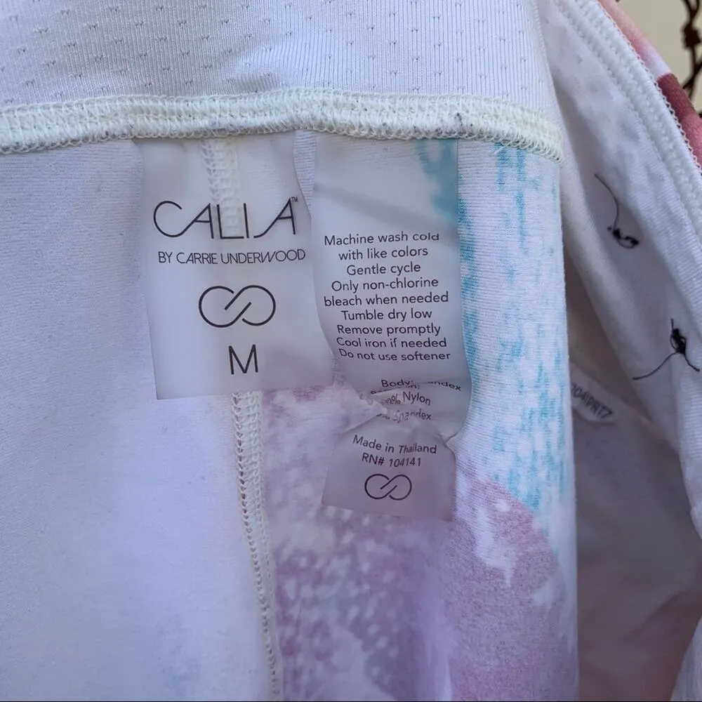 CALIA Energize Floral Printed 7/8 Leggings MEDIUM - Image 6