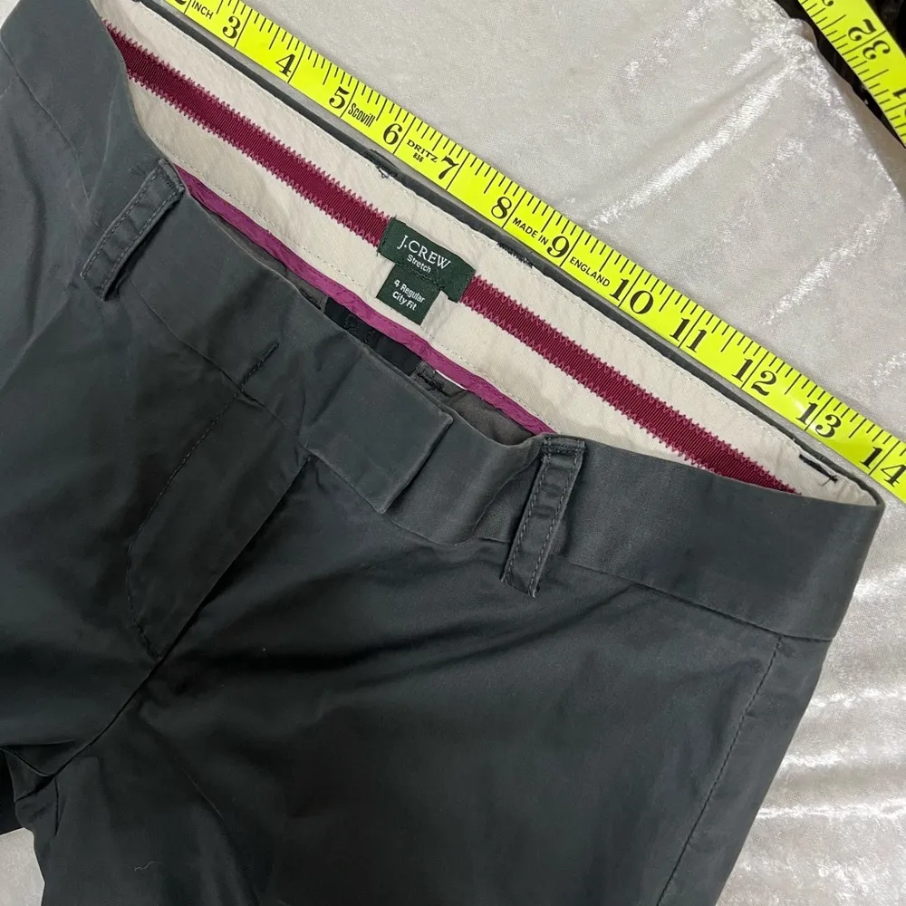 J.Crew stretch 4 regular city fit Back Pockets Dress chino Pants wide leg - Image 10