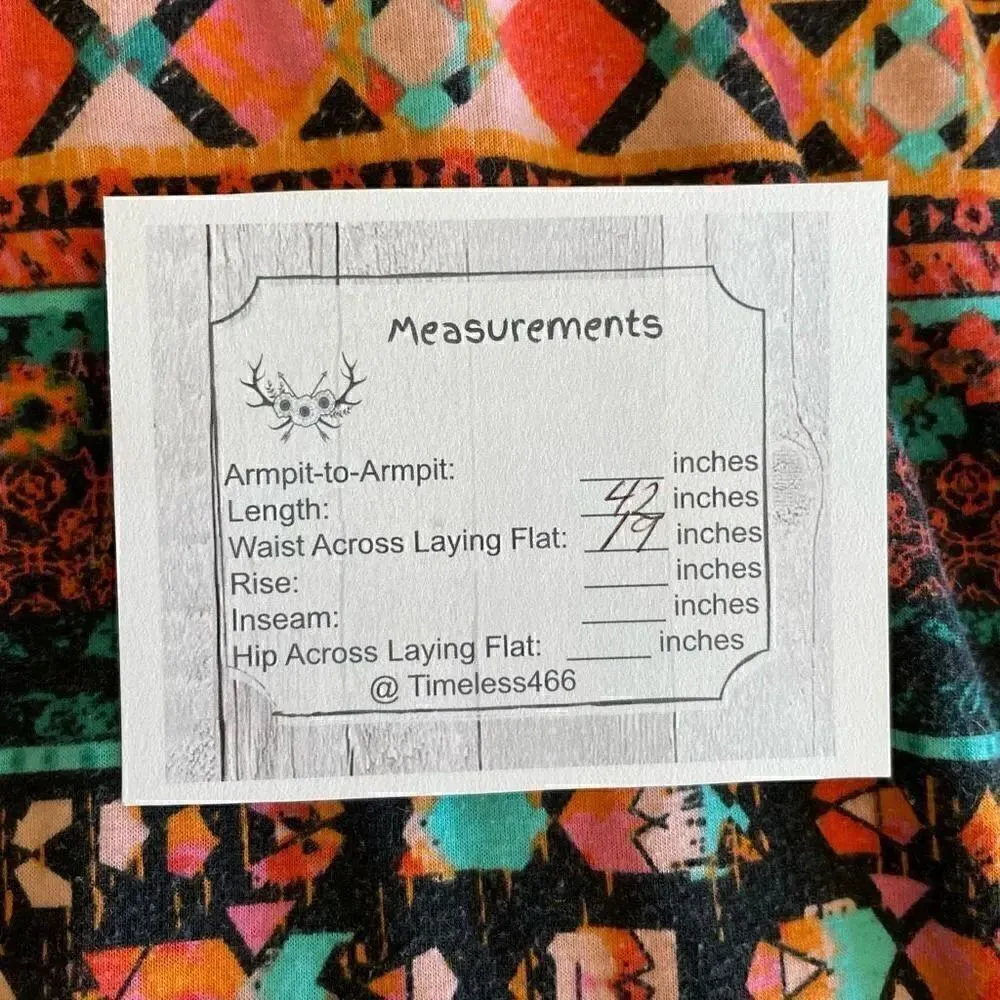 Mossimo Supply & Co Bohemian Aztec Tribal Festivals Multicolor Maxi Women’s Skir Orange Size XL - Image 5