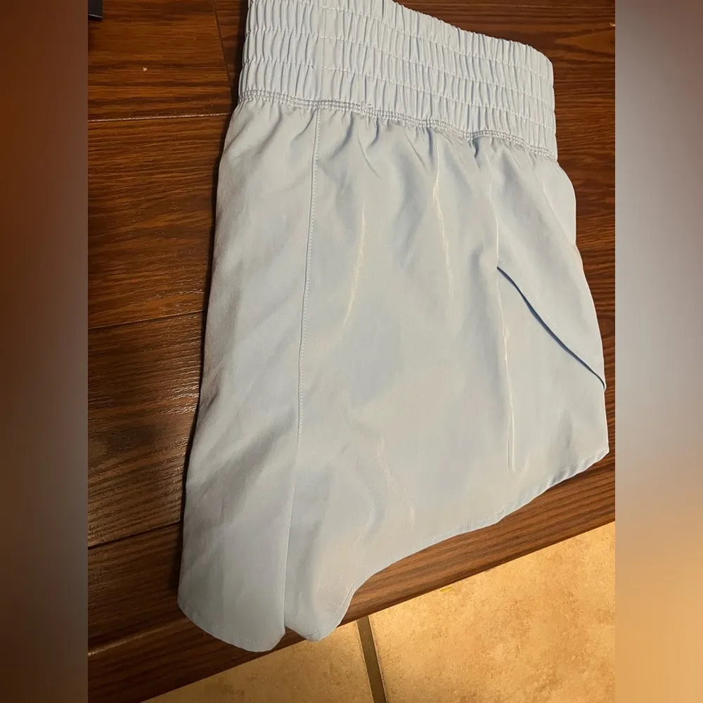 Womens Bucees beaver light blue athletic shorts - Image 2