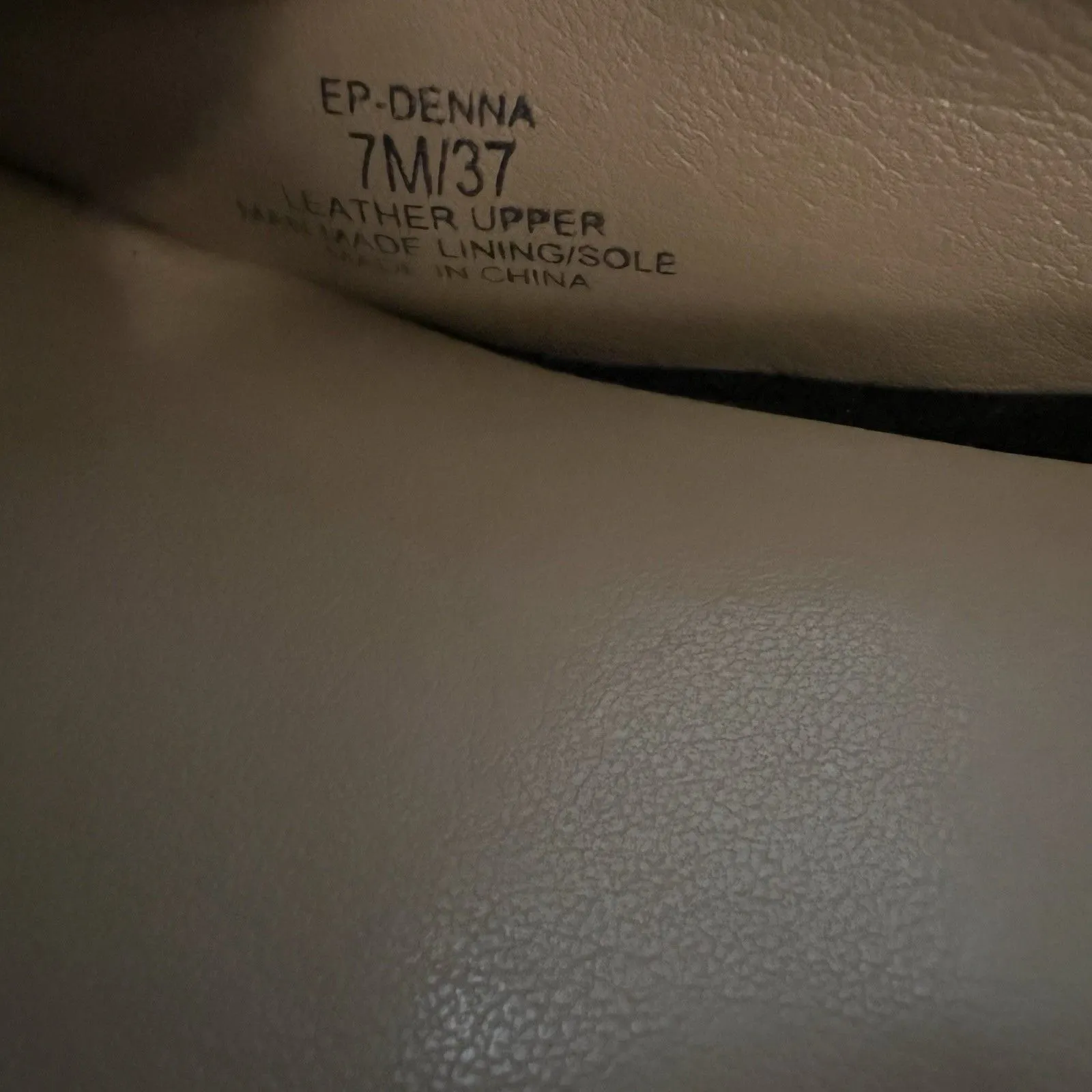 enzo angiolini womens shoes 7M Suede Leather Denna Block Heels Black Gold - Image 6