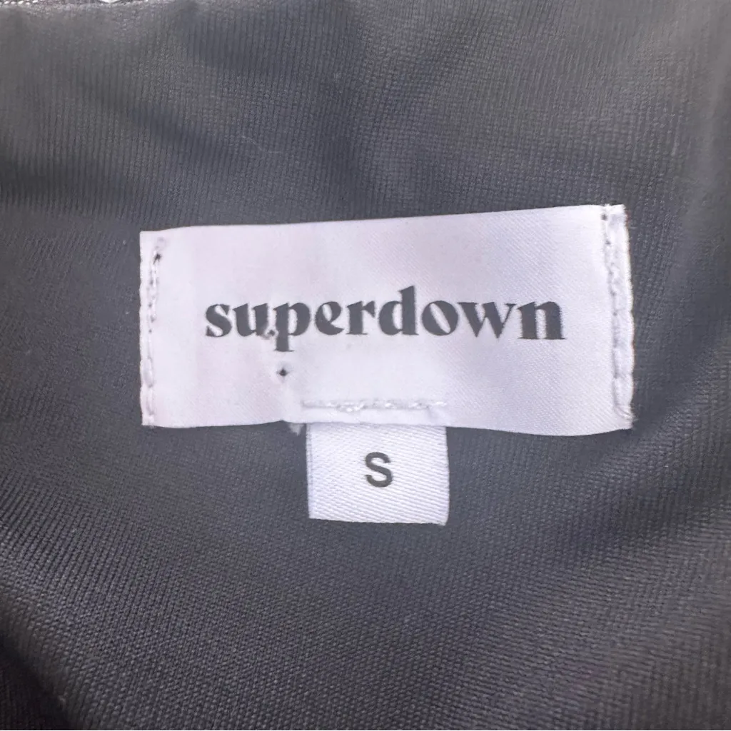 Revolve Superdown Jesica Mesh Mini Dress Black Size Small - Image 5