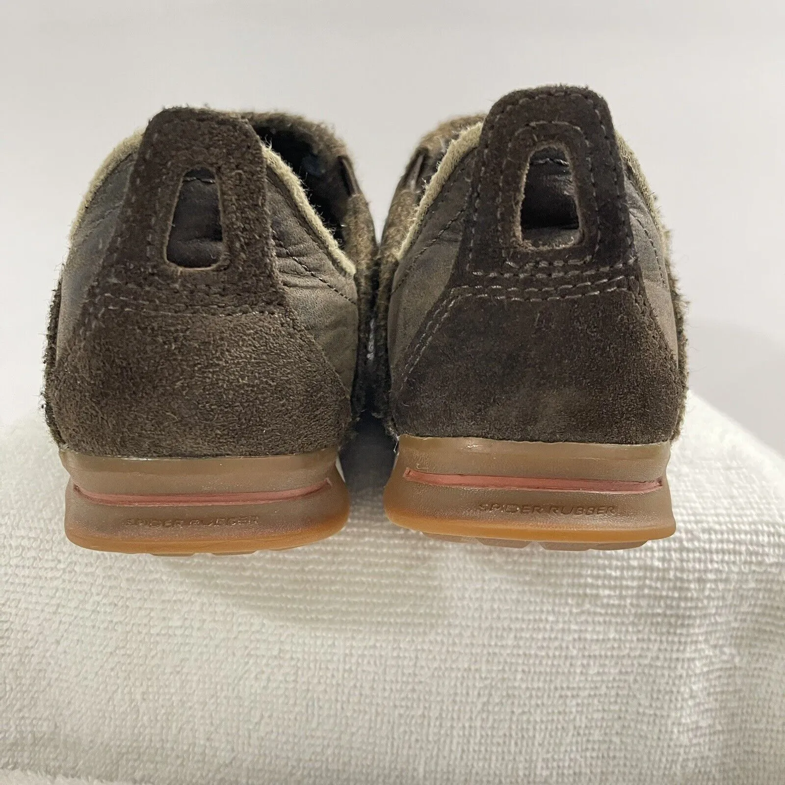 Teva Haley Leather Slip On Shoes Brown Size 8 Comfort Casual Flats Loafer Wool - Image 5