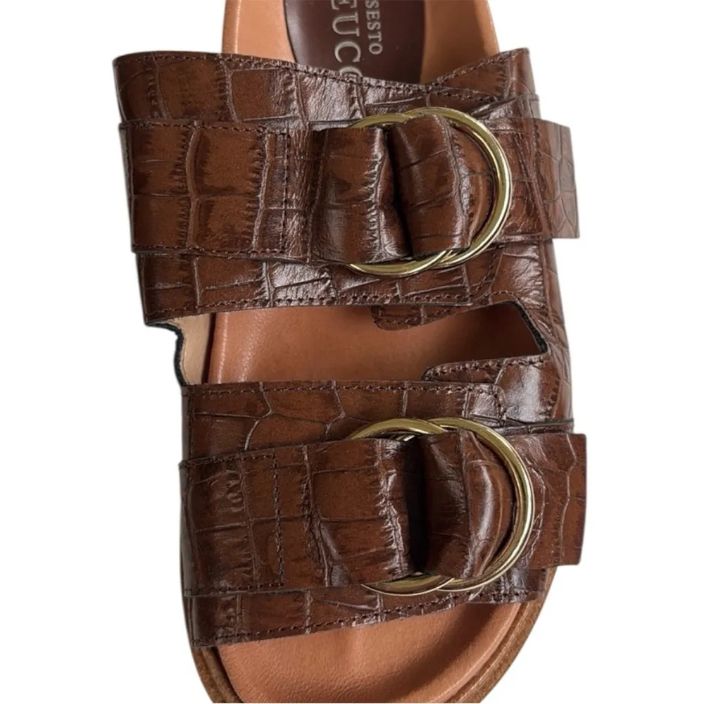 Like New Sesto Meucci Leather Buckle
Sandals Size 7 Retail $225.00 - Image 2