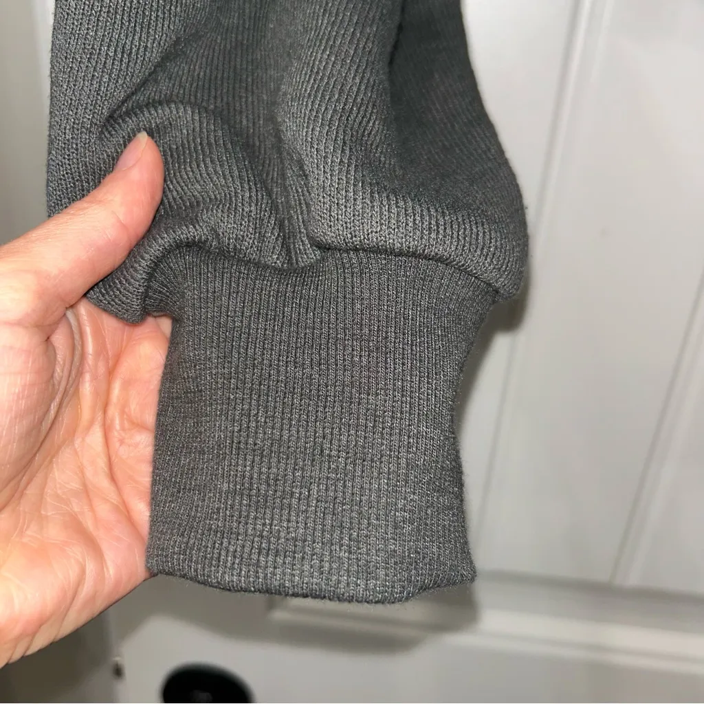 Zenana Outfitters Dark Gray Hoodie Women’s Large - Image 4