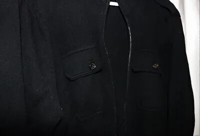 Men's Vintage Sweater - XL Shirt - Thick 100% Cotton with Zip Michael Kors - Image 3