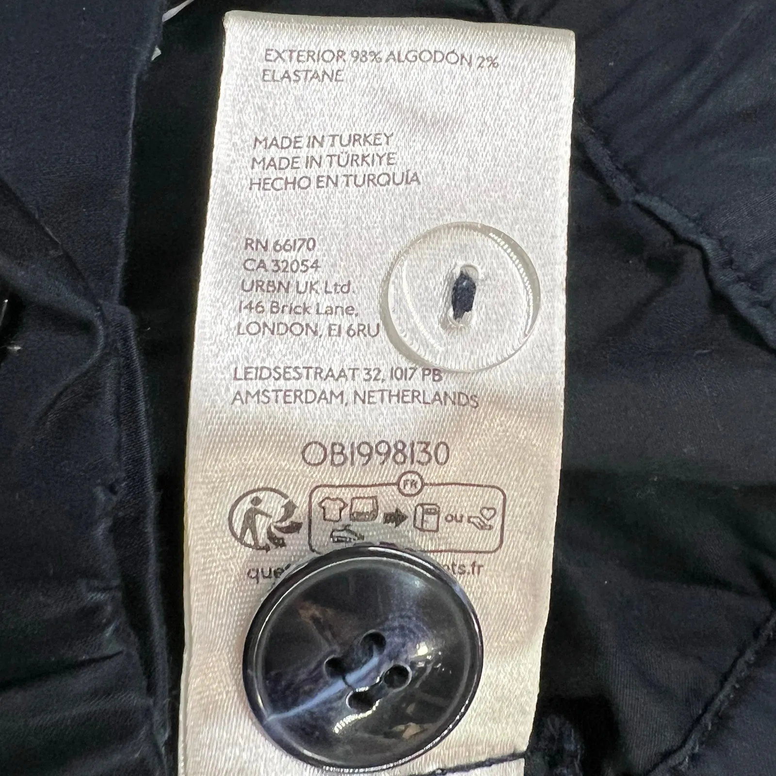 Anthropologie Maeve Curve Poplin Barrel Pants Womens XS Black High Rise Modern - Image 14