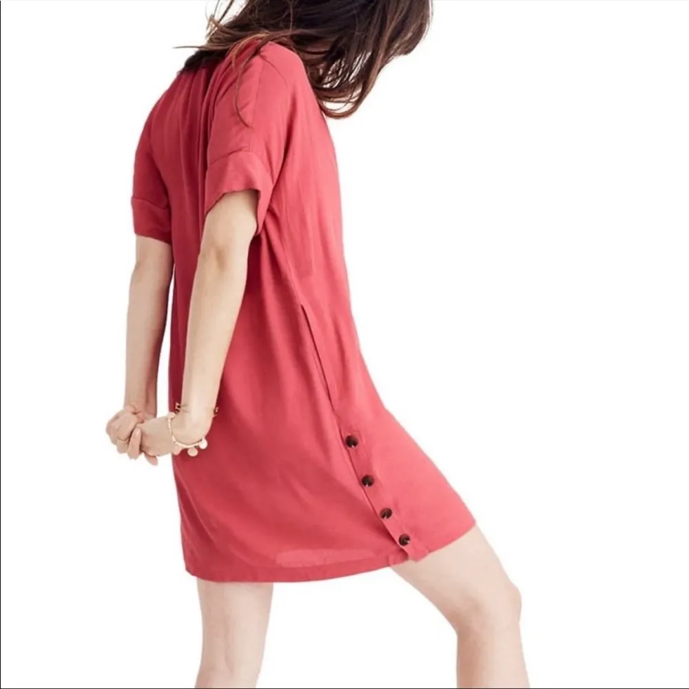 Madewell Journal Side Button Dress. Size Small. EUC. - Image 3