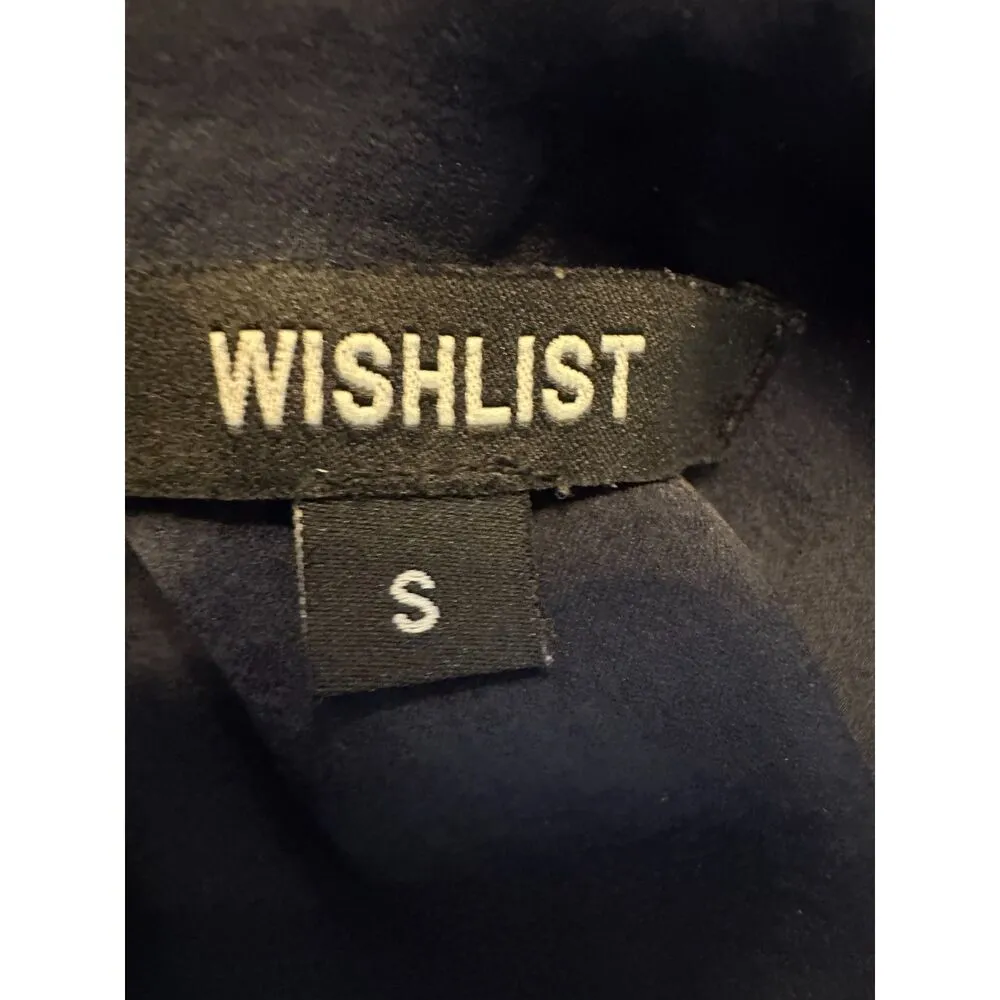 Wishlist Minimalist Navy Midi Dress Size Small - Image 5