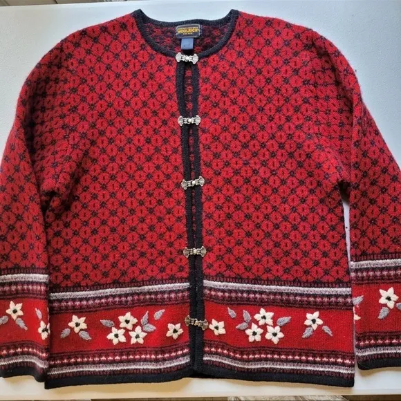 Woolrich John Rich & Bros. 100% Wool Sweater – Women’s Size Small – Vintage - Image 1