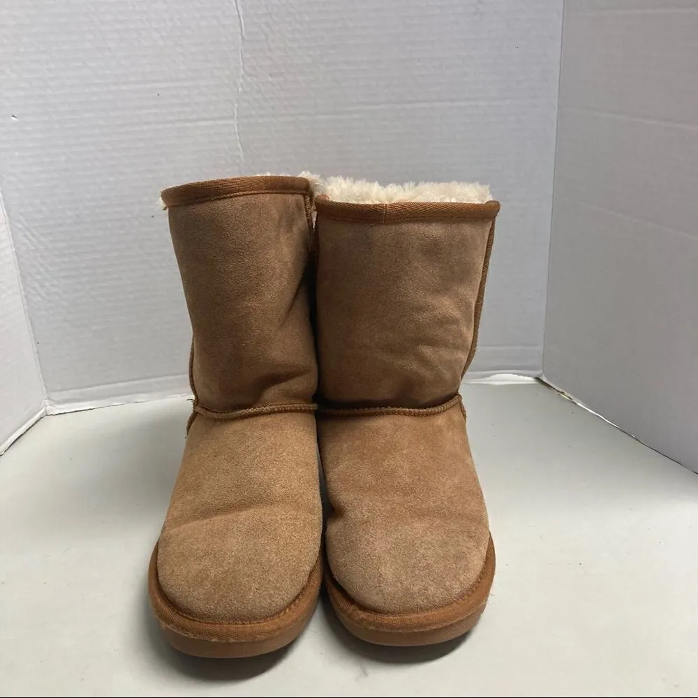 DREAM PAIRS Women’sSweaty-Buckle-K Suede Boots Tan Size 5‎ - Image 7