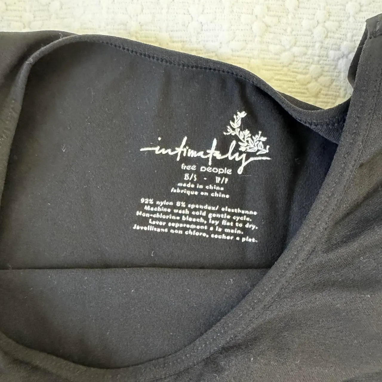 Black Cropped Tee - Image 2