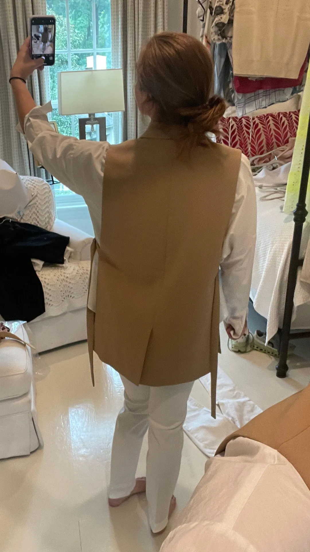 ZARA Sleeveless Blazer - Image 3