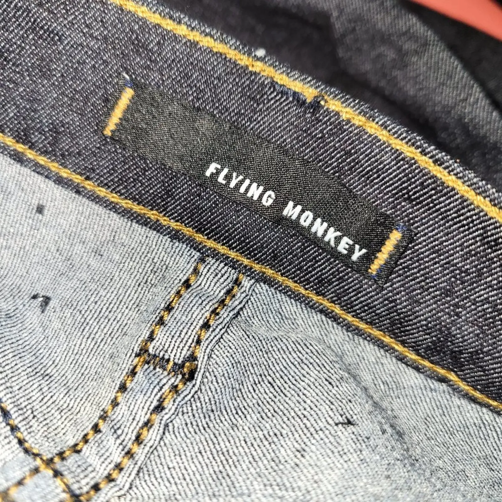 Flying Monkey Jeans Womens Size 5 Skinny Dark Wash‎ Made in USA Denim Pants - Image 8