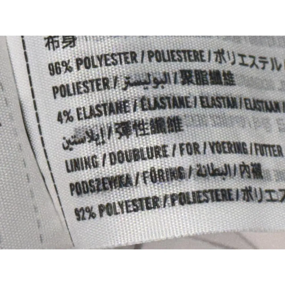 NWT NEW Abercrombie & Fitch White Ruffled Pleated Mini Skort Mini Skirt Size M - Image 4