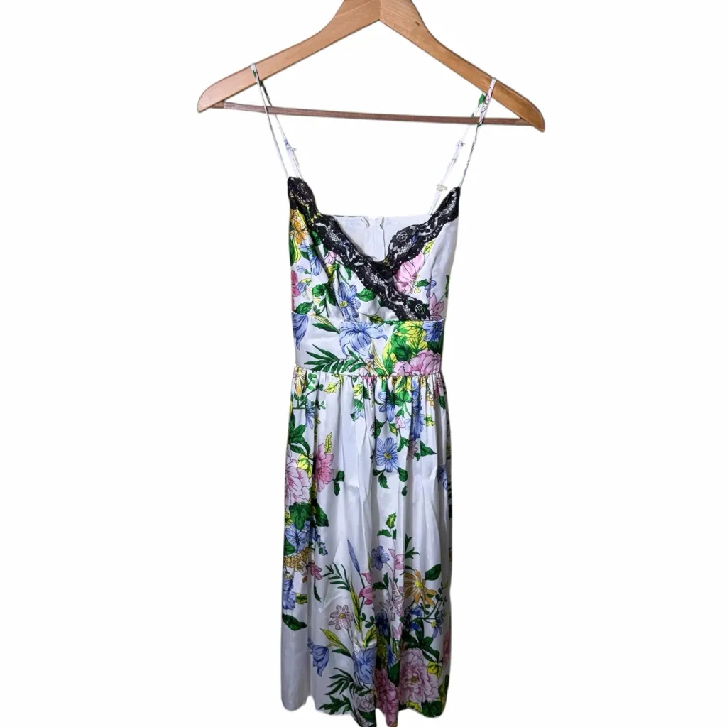 Vintage Y2K Charlotte Russe Floral Cottage Fairy Dress Size 5 - Image 5