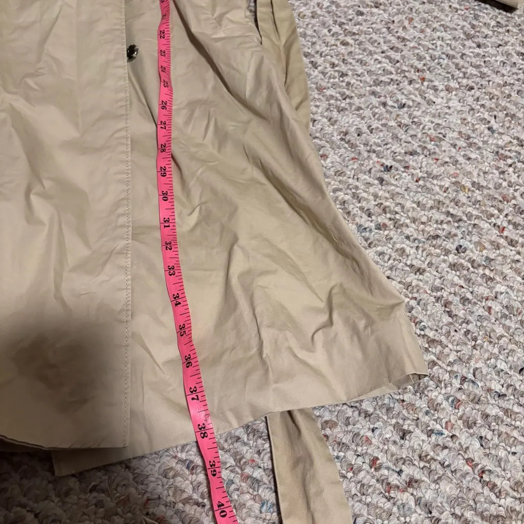 COS Belted Beige Trench Coat- Size 34 (US 4) - Image 8