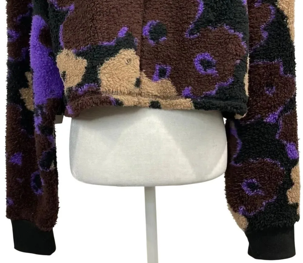 BP High Pile Fleece Long Sleeve Floral Pullover Sweatshirt Size 2X New w/ Tag - Image 13