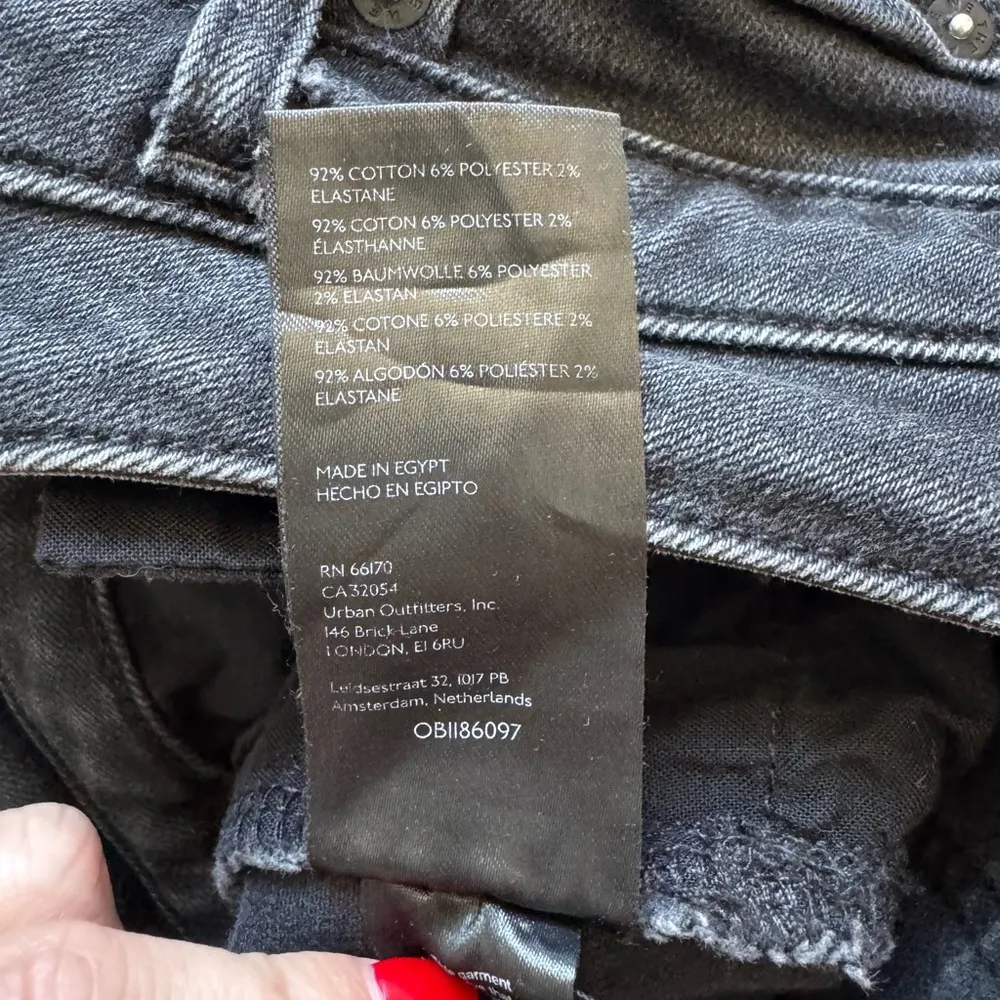 Women's Free People We The Free Black Denim Shorts summer Beach Y2K Size 28 - Image 6