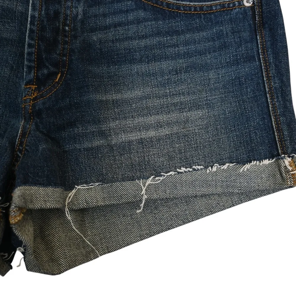 BDG Womens 27W Tom Girl Mid Rise Button Fly Jean Shorts NEW - Image 5