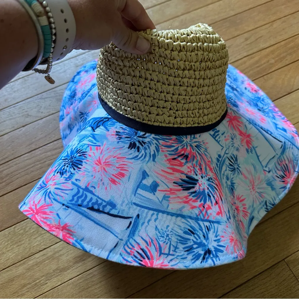 Lilly Pulitzer Sea To Shining Sea Beach Hat women’s One Size - Image 7
