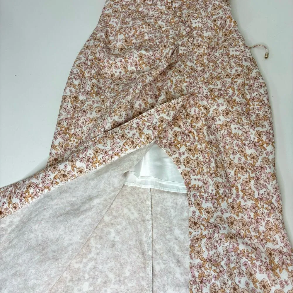 Significant Other Maria Floral Linen Sleeveless Maxi Dress 8 - Image 8