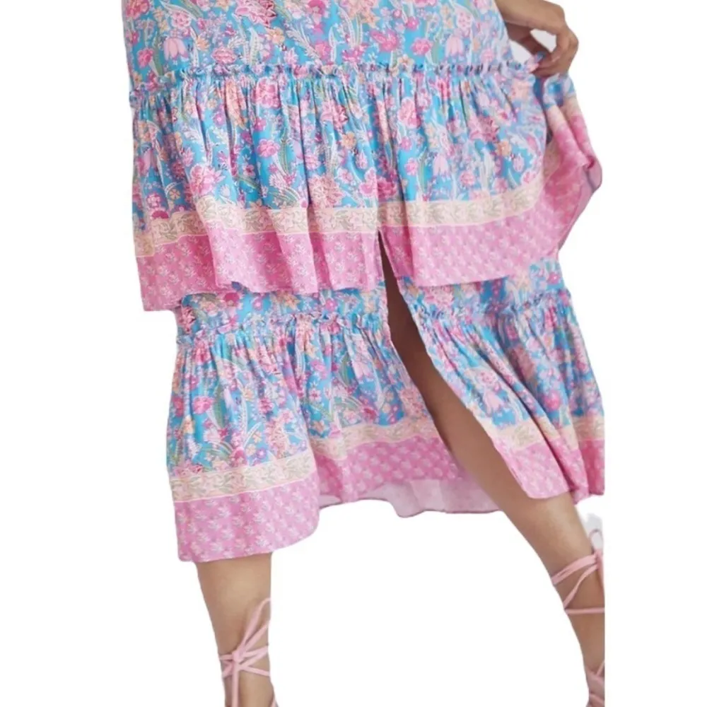 ANTHROPOLOGIE Plenty by Tracy Reese Meadow Tiered Skirt Size 2X NEW Demure - Image 3