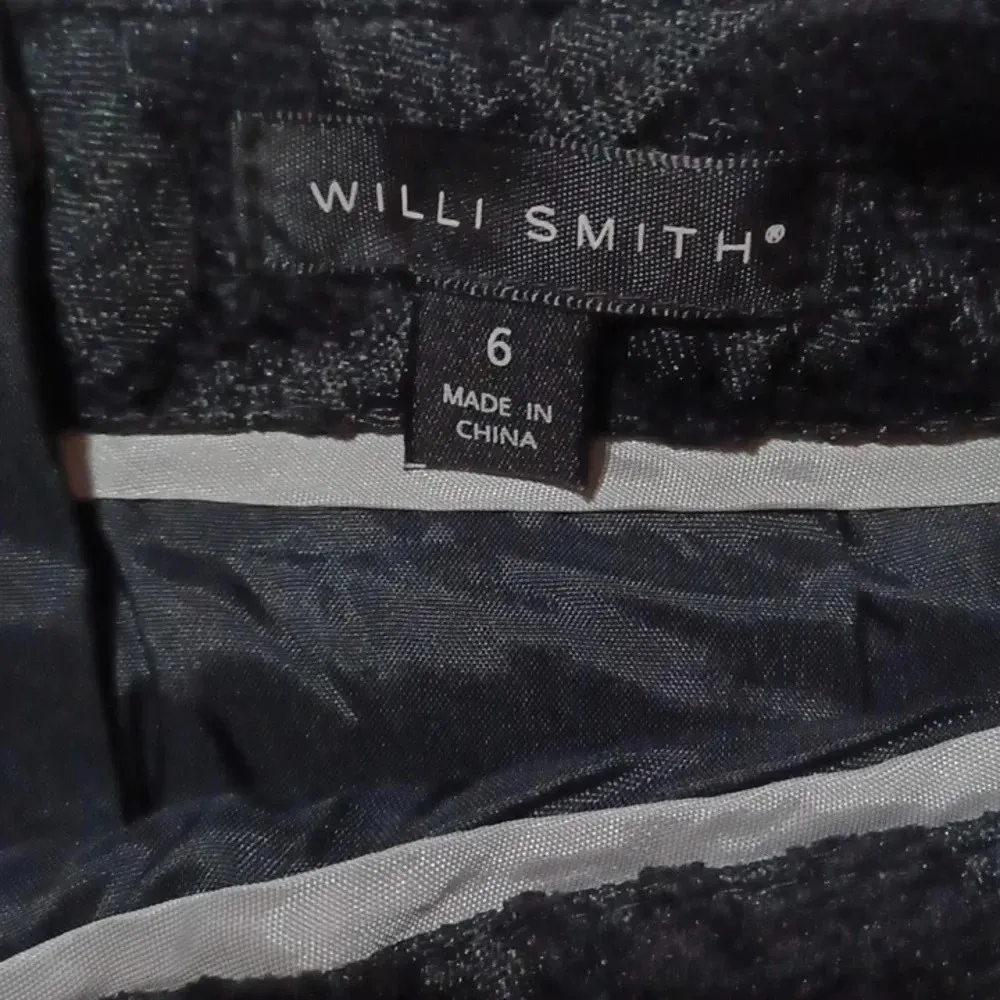 Willi Smith black floral pencil skirt NWT - Image 2