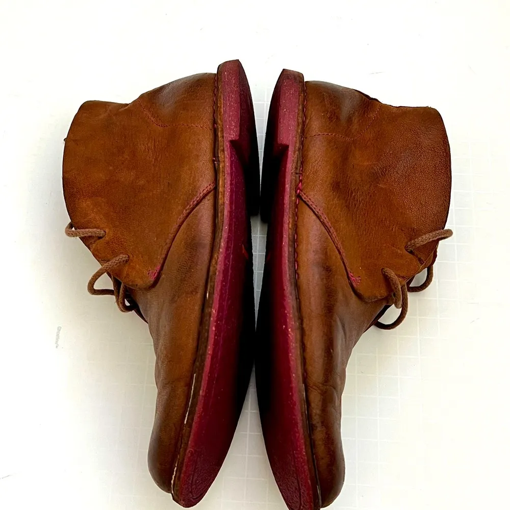 Cole Haan Nike Air Brown Leather Chukka Booties, size 8 - Image 9