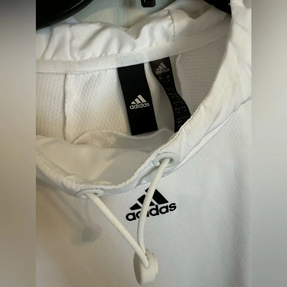 Adidas White Track Jackets Women Size Medium - Image 8