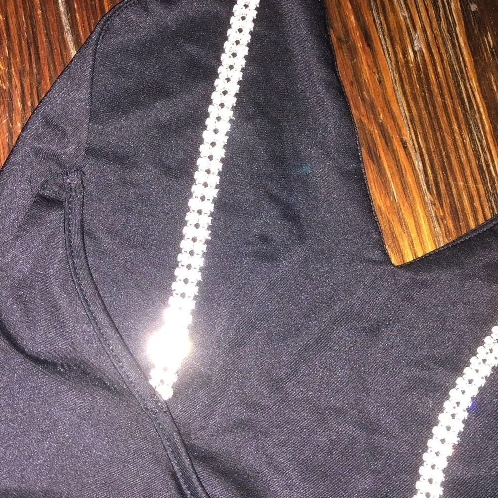 FOREVER 21 rhinestone strap bodysuit - Image 3