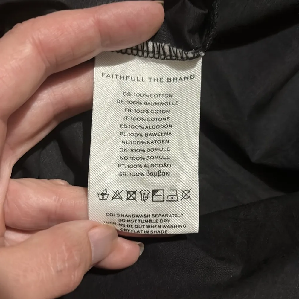 Faithfull the Brand Kiera Smocked Waist Midi Skirt‎ black size XS - Image 7