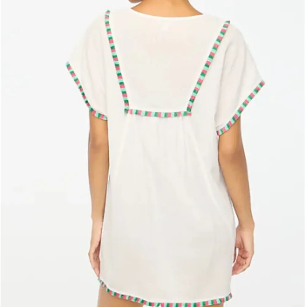 J crew Fringe beach tunic - Image 3