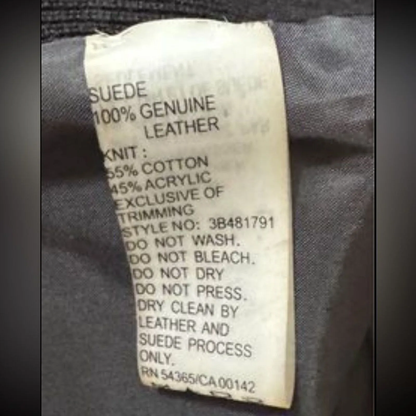 EUC VTG‎ Peter Nygard Leather Suede Knit Vest - size L Run Big Fit XL DEADSTOCK - Image 2