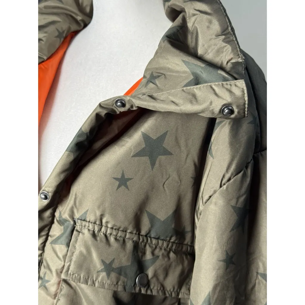 NEW Cato Women XL Puffer Jacket Olive Green Quilted Winter Coat Insulated Warm - Image 9