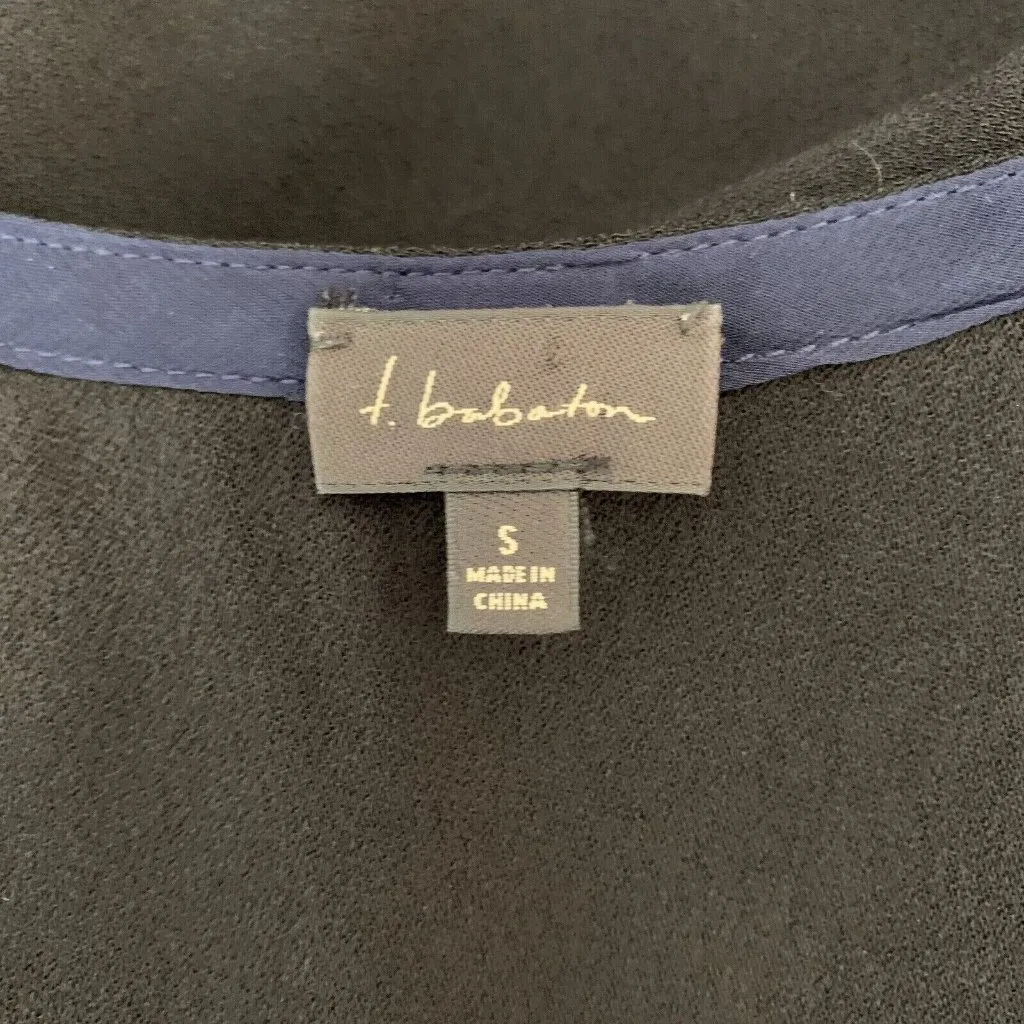 T‎ Babaton Tank Top Small Black Sleeveless Stretch Layering Basic Minimalist - Image 4