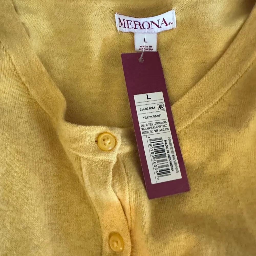 Merona Mustard Yellow Cardigan - Image 2