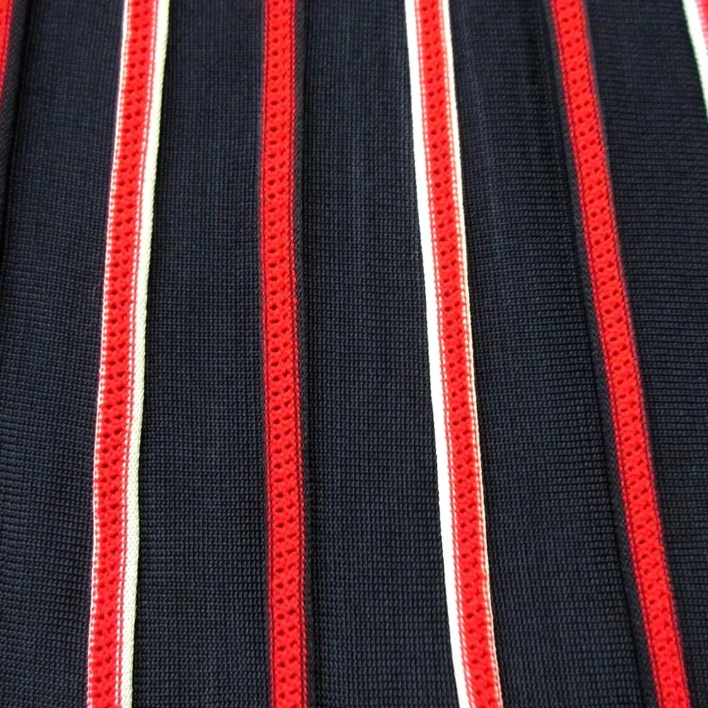 NWT Sandro Loukas in Blue Red White Ribbed Knit Maxi Skirt 2 / 38 / US 4-6 - Image 4