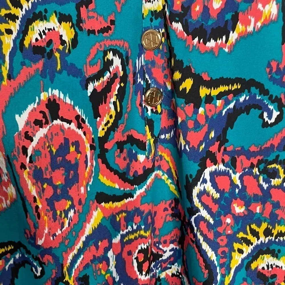 Tracy Negoshian Vibrant Multicolor Top - Image 4