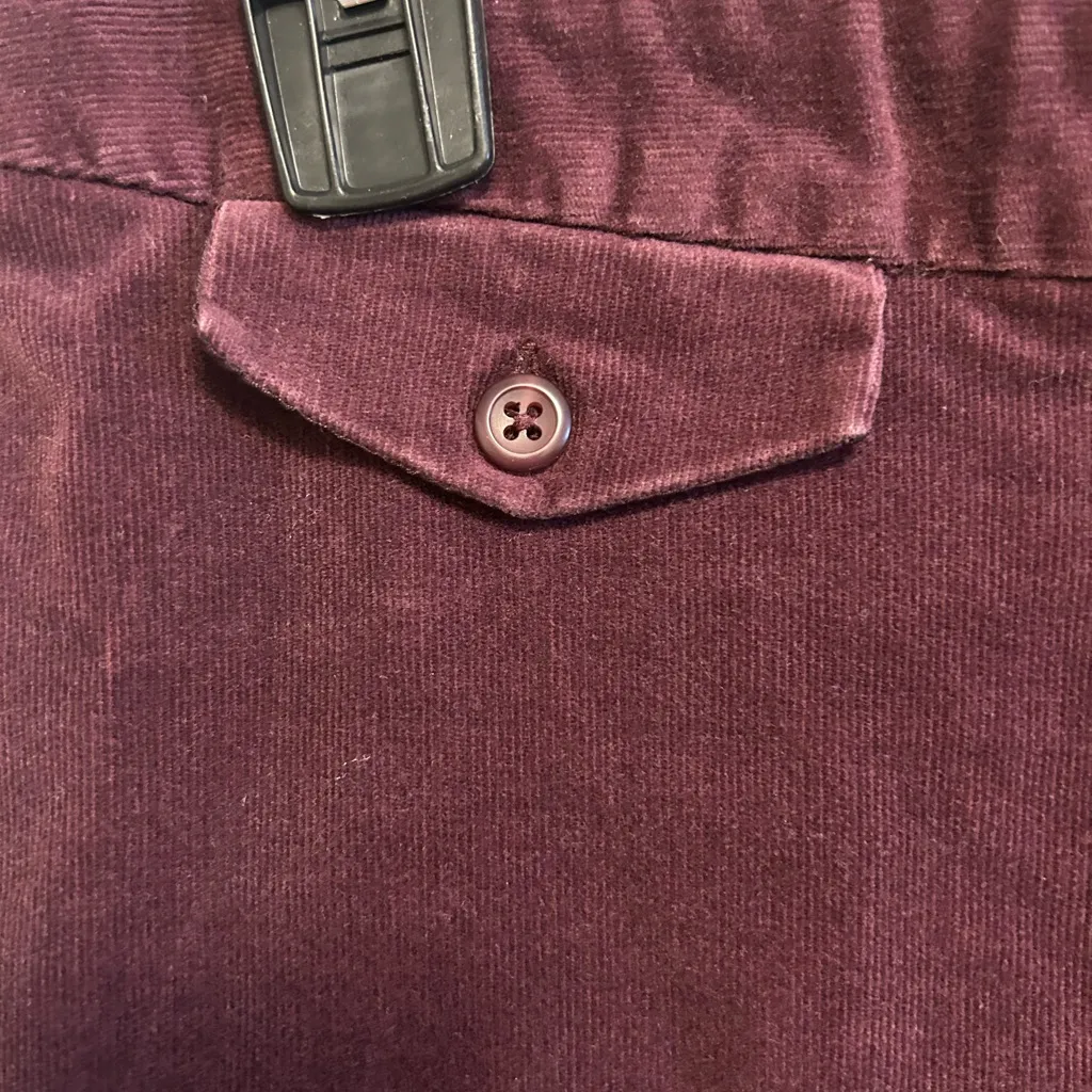 Vintage Pendleton Maroon Corduroy‎ Pants Size 10 - Image 5